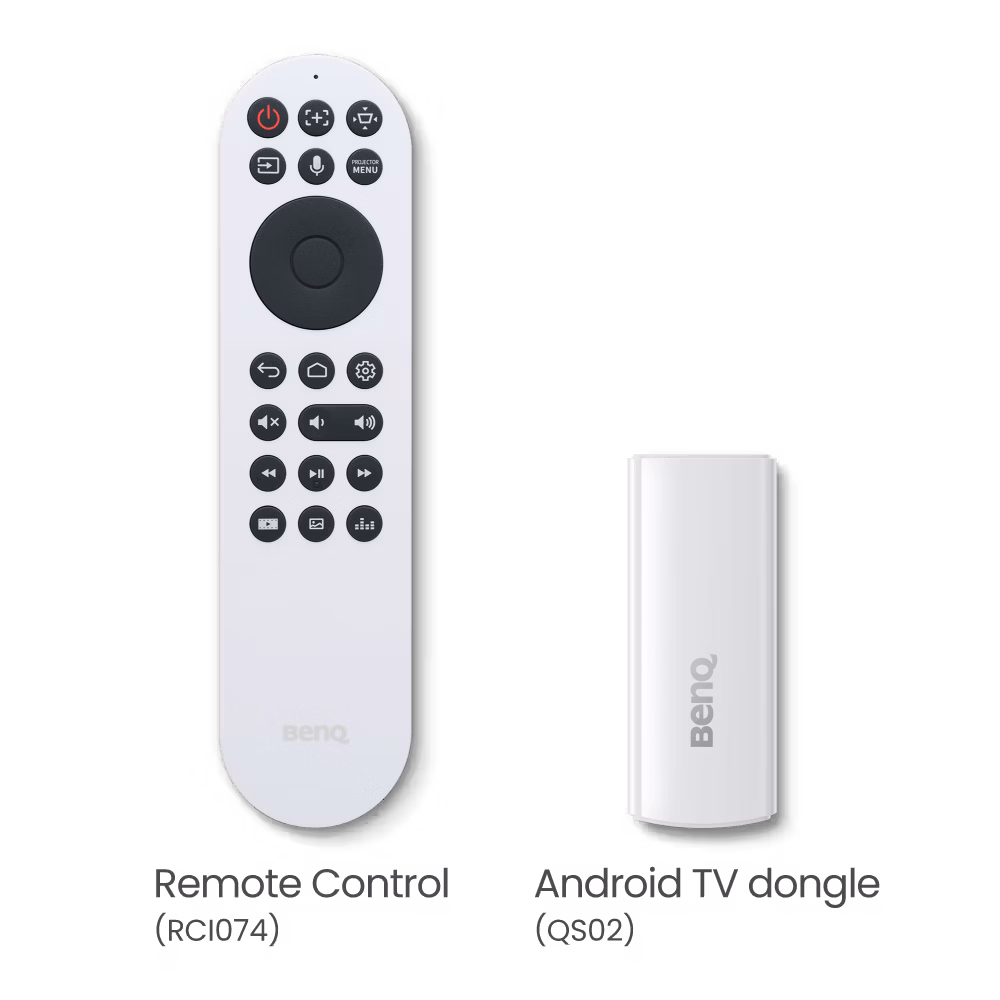 BenQ TK710STi 4K Laser Short Throw Golf Simulator Projector remote